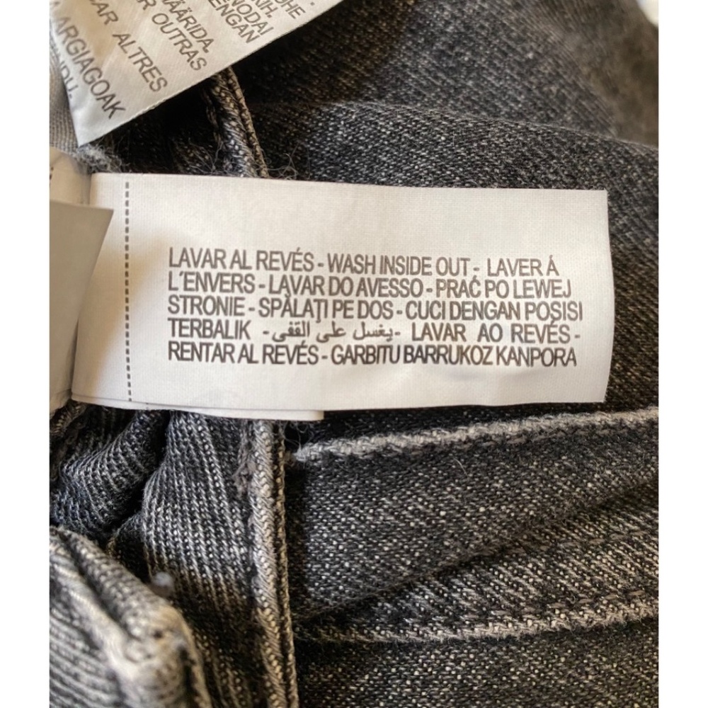 Zara CROP WIDE LEG FRONT SEAM Z1975 JEANS WITH A HIGH WAIST - Picture 10 of 10